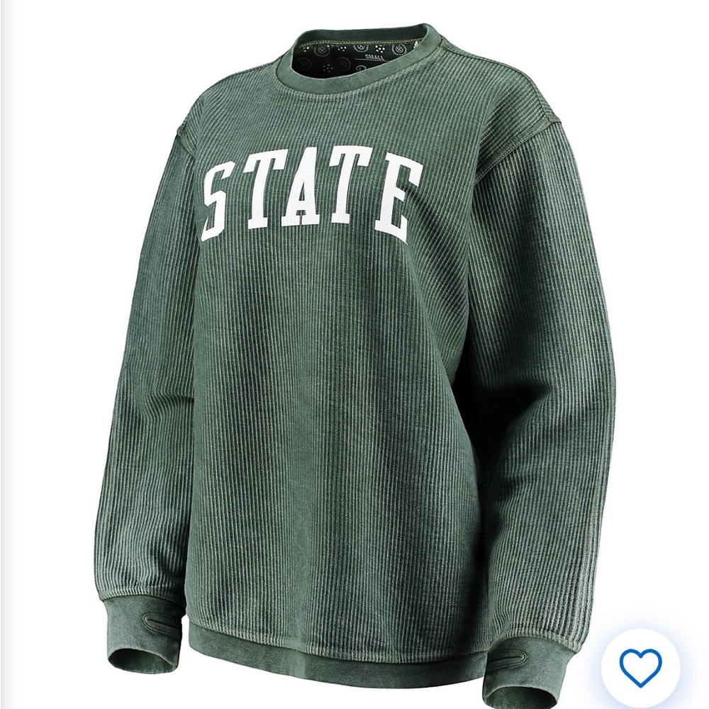 Corded crew sweatshirt